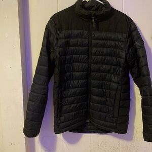 burton black puffy jacket